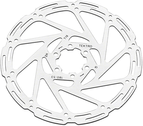 Tektro TR180-53 Disc Rotor - 180mm 6-Bolt 1.8mm Thickness For 4-Piston Calipers