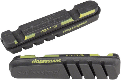 SwissStop BLK Prince Brake Pads - Shimano/SRAM Cartridge Type For Carbon Rims