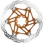 Hope Floating Disc Brake Rotor - 180mm 6-Bolt Orange