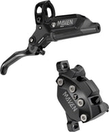 SRAM Maven Silver Disc Brake Lever - Rear Post Mount 4-Piston Aluminum Lever SS Hardware BLK A1