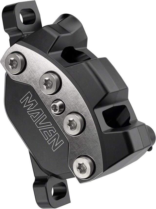SRAM Maven Ultimate Disc Brake Caliper Assembly - Front/Rear Post Mount 4-Piston Silver/BLK A1