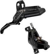 SRAM Code Silver Stealth Disc Brake Lever - Front Post Mount 4-Piston Aluminum Lever SS Hardware BLK C1