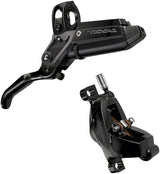 SRAM Code Silver Stealth Disc Brake Lever - Rear Post Mount 4-Piston Aluminum Lever SS Hardware BLK C1