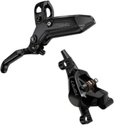 SRAM Level Silver Stealth Disc Brake Lever - Front Post Mount 2-Piston Aluminum Lever SS Hardware BLK C1