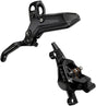 SRAM Level Silver Stealth Disc Brake Lever - Front Post Mount 2-Piston Aluminum Lever SS Hardware BLK C1