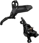 SRAM Level Silver Stealth Disc Brake Lever - Rear Post Mount 2-Piston Aluminum Lever SS Hardware BLK C1