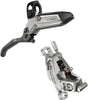 SRAM Level Ultimate Stealth Disc Brake Lever - Front Post Mount 4-Piston Carbon Lever Titanium Hardware BLK/Silver C1