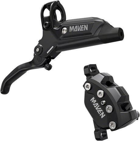 SRAM Maven Base Disc Brake Lever - Front 950mm Hose Post Mount 4-Piston Aluminum Lever SS Hardware Diffusion BLK A1