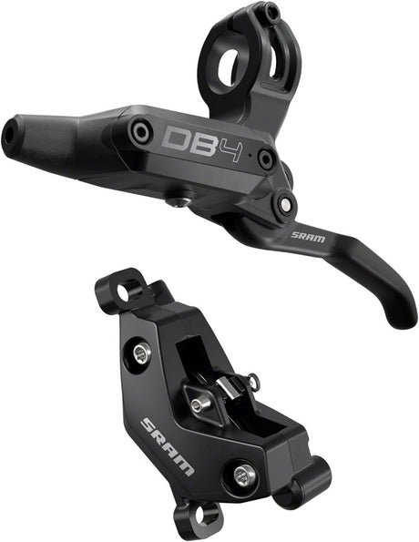 SRAM DB4 Disc Brake Lever - Left Front Rear 2000mm Hose Post Mount 4-Piston Aluminum Lever Diffusion BLK A1