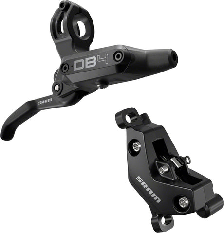 SRAM DB4 Disc Brake Lever - Right Front Rear 2000mm Hose Post Mount 4-Piston Aluminum Lever Diffusion BLK A1