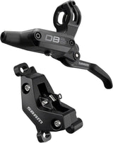 SRAM DB6 Disc Brake Lever - Left Front Rear 2000mm Hose Post Mount 4-Piston Aluminum Lever Diffusion BLK A1
