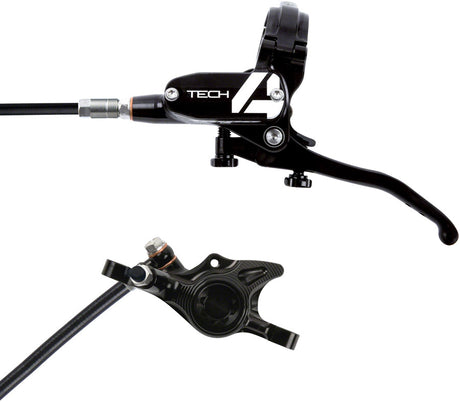 Hope Tech 4 X2 Disc Brake and Lever Set - Front Hydraulic Post Mount Black