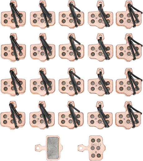 SRAM Disc Brake Pads - Sintered Compound Steel Backed Powerful For Level Elixir 2-Piece Road Bulk Box of 20