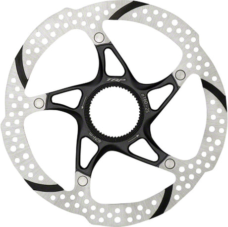 TRP-25 Disc Brake Rotor - 160mm Center Lock 1.8mm Silver/Black