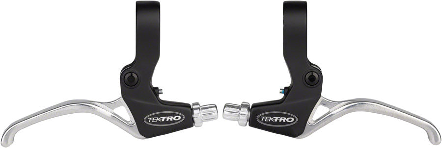 Tektro TS325 Linear Pull Brake Lever Set - Black/Silver