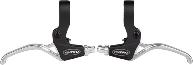 Tektro TS325 Linear Pull Brake Lever Set - Black/Silver