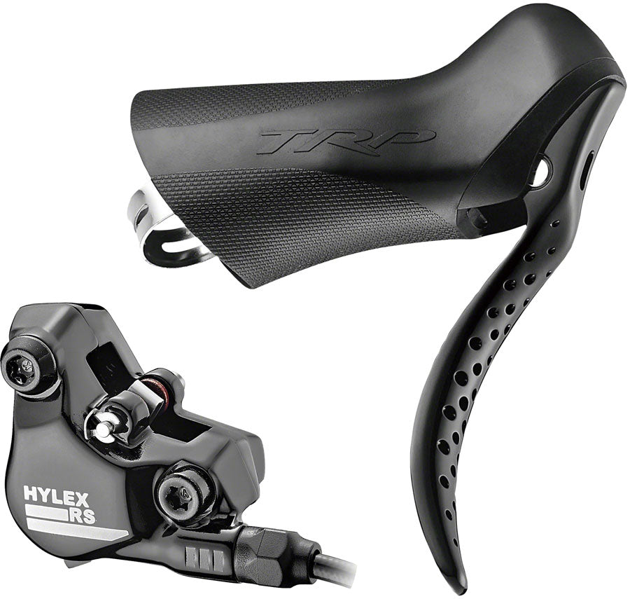 TRP Hylex RS Disc Brake Lever - Front Hydraulic 2-Piston Flat Mount BLK