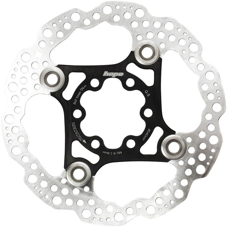 Hope Floating Disc Brake Rotor - 180mm 6-Bolt Black