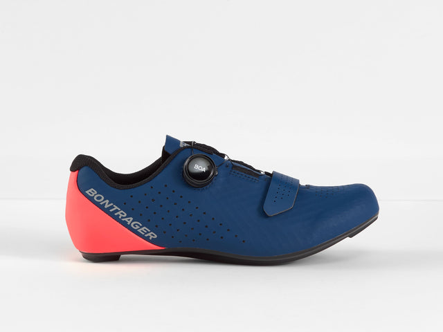 Bontrager Circuit Road 39 Nautical Navy/RadioactivCoral Shoe