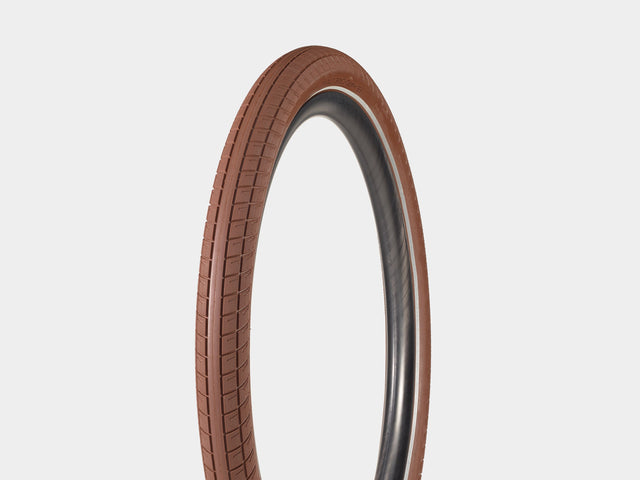 Bontrager-Electra E6 Hard-Case Lite 27.5x2.40 RFL/Brown Tire