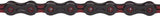 KMC DLC 10 Chain - 10-Speed 116 Links Black/Red