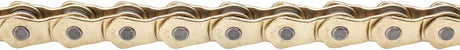 KMC HL1 Narrow Chain - Single Speed 3/32" 100 Links Half Link Chain Gold