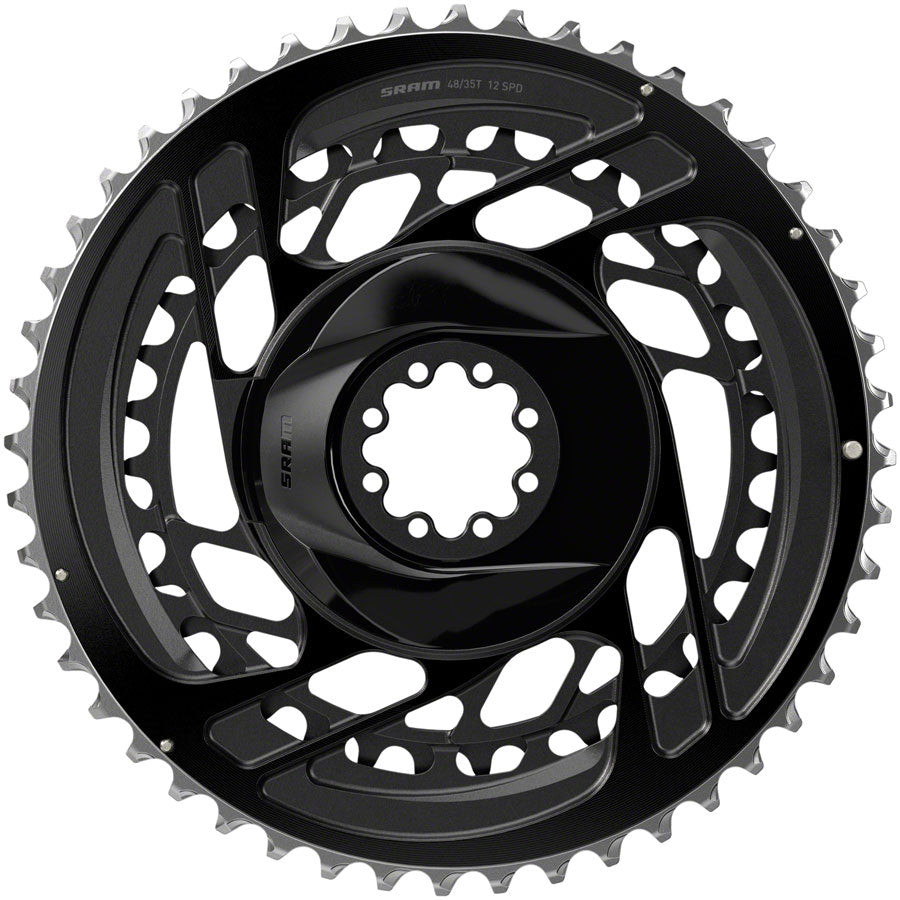 SRAM Force 2x Chainring Kit - 48/35t 2x12-Speed 8-Bolt Direct Mount Black D2