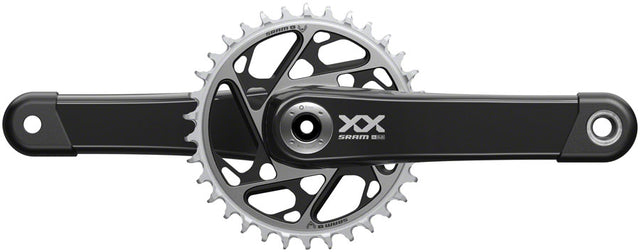 SRAM XX SL Eagle T-Type Crankset - 175mm 12-Speed 34t Chainring Direct Mount DUB Spindle Interface BLK