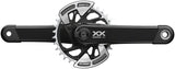 SRAM XX Eagle T-Type AXS Power Meter Wide Crankset - 165mm 12-Spd 32t Chainring Direct Mount 2-Guards PM DUB Spindle BLK