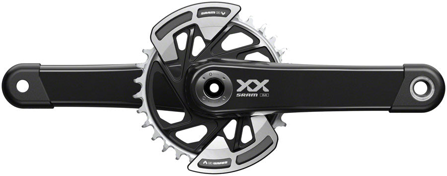 SRAM XX Eagle T-Type Wide Crankset - 165mm 12-Speed 32t Chainring Direct Mount 2-Guards DUB Spindle Interface BLK