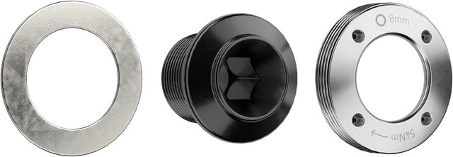 SRAM XX/XX SL Eagle T-Type Crank Arm Self-Extracting Bolt Kit - M18 / M30 Silver D1