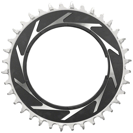 SRAM XX SL Eagle T-Type Thread Mount Chainring - 36t 12-Speed Thread Mount  For XX SL PM Spider 3mm Offset Aluminum BLK/Silver