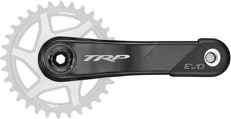 TRP CK-9050 EVO Crankset - 170mm 12-Speed For 68/73mm Frame BB DM CINCH Chainring Interface 30mm Spindle Carbon BLK/Silver