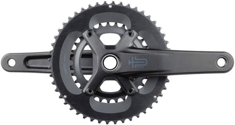 microSHIFT Sword 2x Crankset - 175mm 10-Speed 48/31t 110 Asym BCD  24mm Spindle BLK