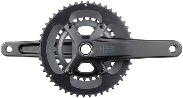 microSHIFT Sword 2x Crankset - 175mm 10-Speed 48/31t 110 Asym BCD  24mm Spindle BLK