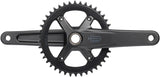 microSHIFT Sword 1x Crankset - 175mm 10-Speed 42t 110 Asym BCD  24mm Spindle BLK