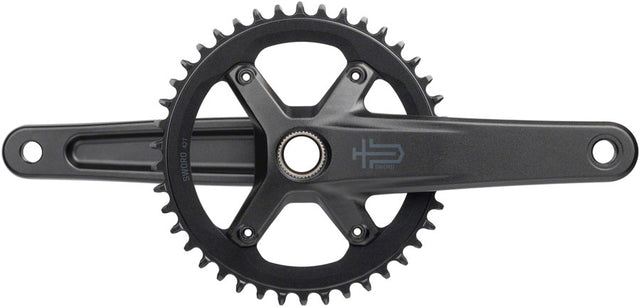 microSHIFT Sword 1x Crankset - 175mm 10-Speed 42t 110 Asym BCD  24mm Spindle BLK