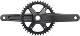 microSHIFT Sword 1x Crankset - 175mm 10-Speed 40t 110 Asym BCD  24mm Spindle BLK