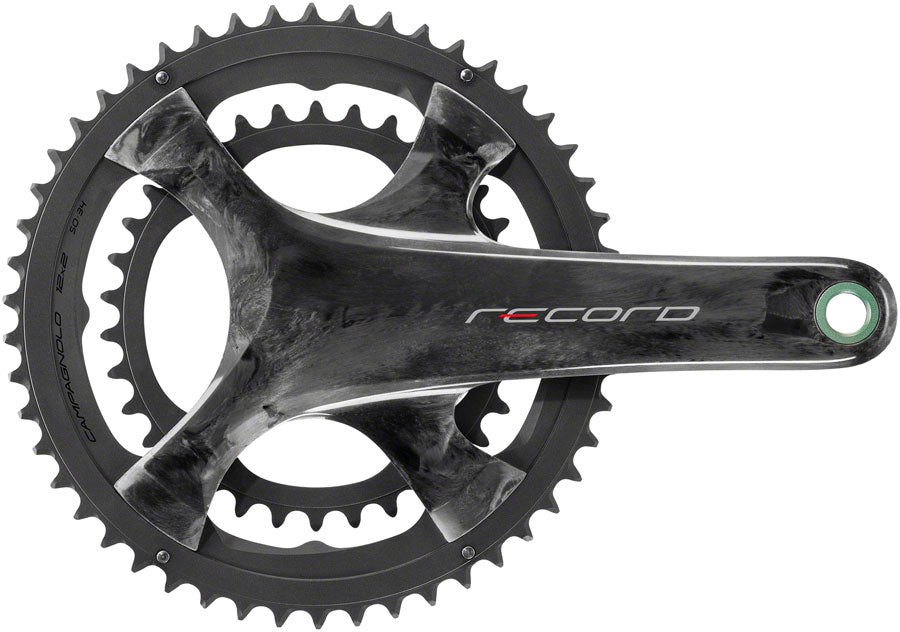 Campagnolo Record Crankset - 172.5mm 12-Speed 50/34t 112/146 Asymmetric BCD Campagnolo Ultra-Torque Spindle Interface Carbon