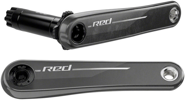 SRAM RED Crank Arm Assembly - 160mm 12-Speed 8-Bolt Direct Mount DUB Spindle Interface Natural Carbon E1