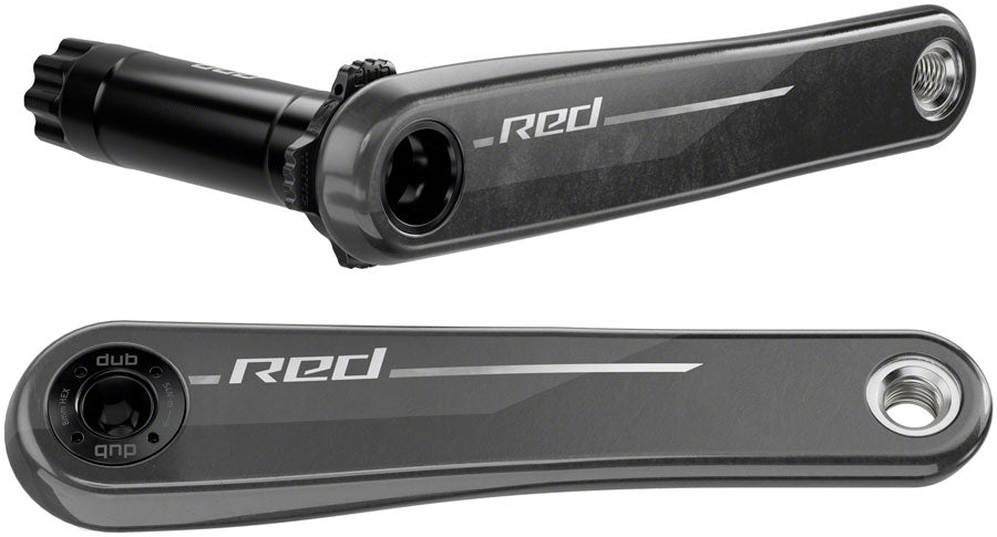 SRAM RED Crank Arm Assembly - 172.5mm 12-Speed 8-Bolt Direct Mount DUB Spindle Interface Natural Carbon E1