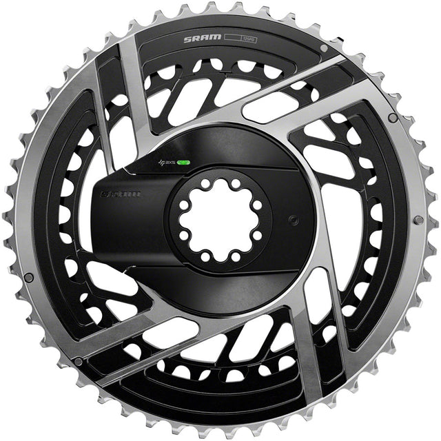 SRAM RED AXS 2x Power Meter Chainring Kit - 46/33t 2x12-Speed 8-Bolt Direct Mount BLK/Silver E1