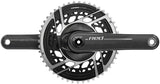 SRAM RED Crankset - 165mm 2x 12-Speed 50/37t 8-Bolt Direct Mount DUB Spindle Interface Natural Carbon E1