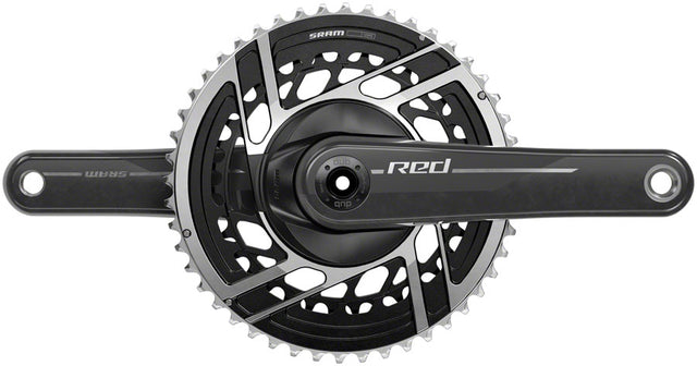 SRAM RED Crankset - 165mm 2x 12-Speed 50/37t 8-Bolt Direct Mount DUB Spindle Interface Natural Carbon E1