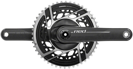 SRAM RED Crankset - 165mm 2x 12-Speed 48/35t 8-Bolt Direct Mount DUB Spindle Interface Natural Carbon E1