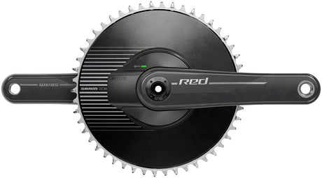 SRAM RED 1 AXS Power Meter Crankset -  170mm 12-Speed 50t Aero Chainring 8-Bolt Direct Mount DUB Spindle Interface Natural Carbon E1