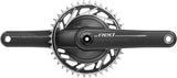 SRAM RED 1x XPLR AXS Power Meter Wide Crankset - 165mm 13-Speed 40t Threaded Mount 8-Bolt PM Spider DUB Spindle Natural Carbon E1