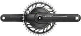 SRAM RED 1x XPLR AXS Power Meter Wide Crankset - 170mm 13-Speed 42t Threaded Mount 8-Bolt PM Spider DUB Spindle Natural Carbon E1