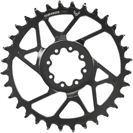 SRAM S1000 Eagle T-Type Direct Mount Chainring - 30t 12-Speed 8-Bolt Direct Mount 3mm Offset Steel BLK