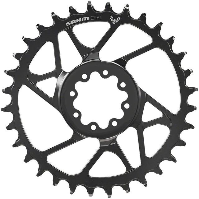 SRAM S1000 Eagle T-Type Direct Mount Chainring - 30t 12-Speed 8-Bolt Direct Mount 3mm Offset Steel BLK